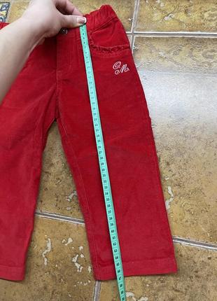 Червоні штани для дівчинки9 фото