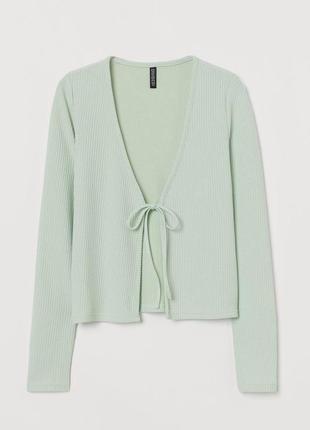 М’ятний кардіган хустка h&m