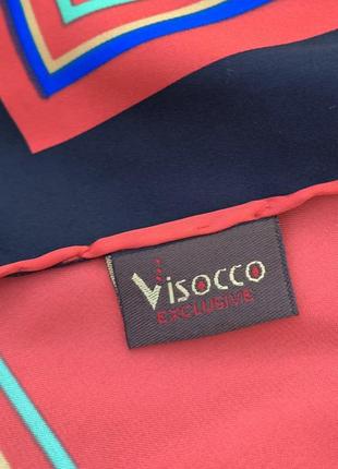 Шелковый платок visocco 100 % шелк / шёлк