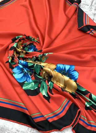 Шелковый платок visocco 100 % шелк / шёлк