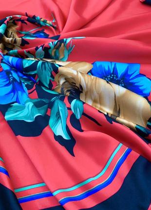 Шелковый платок visocco 100 % шелк / шёлк