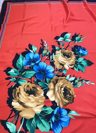 Шелковый платок visocco 100 % шелк / шёлк