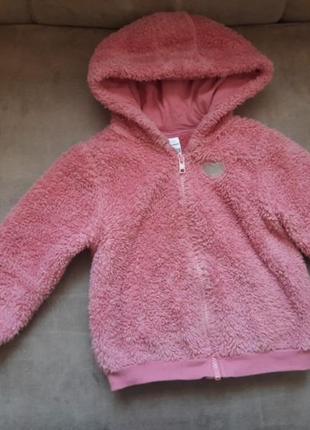 Меховая куртка,  ветровка, кофта.рост 86-92.