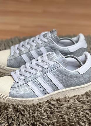 Рефлективные кроссовки adidas superstar 80s (38р 24см)1 фото