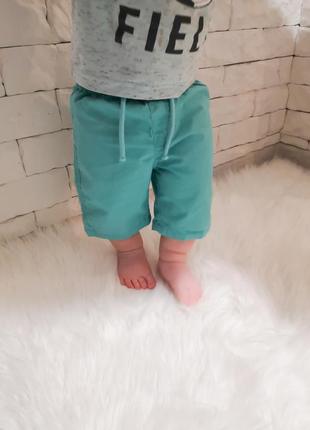 Детские шорты для мальчика от 6 месяцев