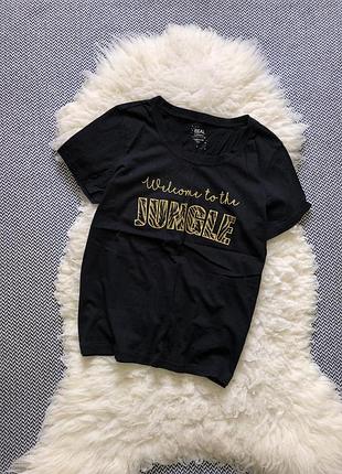 Футболка базовая натуральный хлопок надпись базовая лаконичная