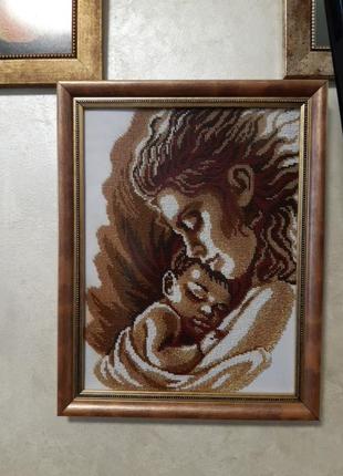 Картина мать и дитя.