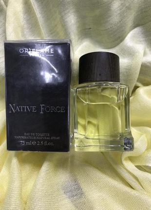 Native force. винтаж. мужской аромат от oriflame