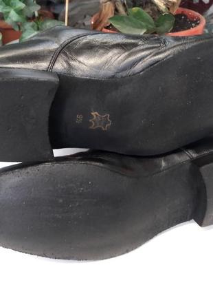 Строгие классические легкие и качественные кожаные туфли "werner kern" италия! 43 р.7 фото
