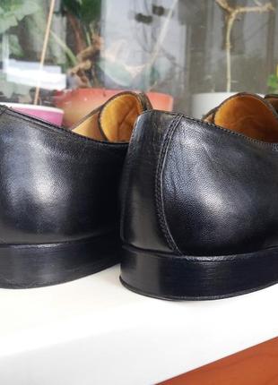 Строгие классические легкие и качественные кожаные туфли "werner kern" италия! 43 р.5 фото