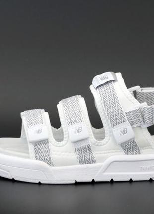 Чоловічі сандалі new balance sandals white / сандалі білі літо