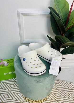 Крокси напряму зі складу. найнижчі ціни. crocs crocband white всі розміри4 фото