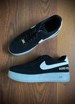 Кроссовки мужские nike air force 1 gore - tex af - 1 low black & white