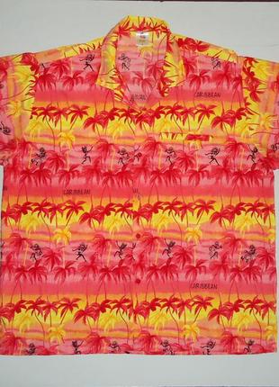 Рубашка  гавайская rima terivoile caribbean гавайка (xl)