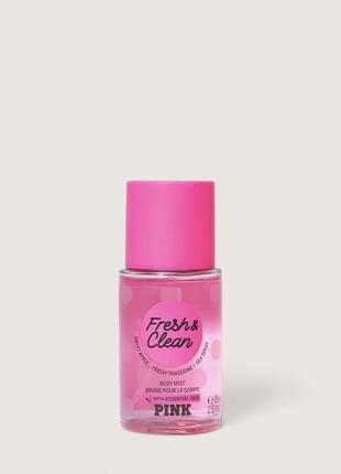 Fresh & clean victoria's secret pink - міні-спрей 75мл1 фото