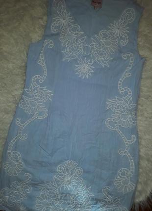 Плаття з красивим орнаментом коттонове