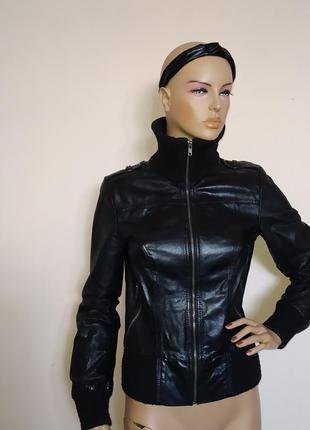 Натуральная кожаная куртка vero moda3 фото