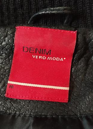 Натуральная кожаная куртка vero moda9 фото