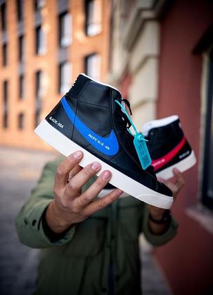 Мужские кроссовки nike blazer mid 77 black 42-44-45