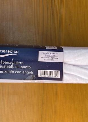 Трикотажні односпальні простирадла наматрацник meradiso німеччина3 фото