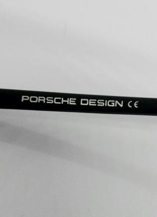 Porsche design стильные мужские солнцезащитные очки черные матовые поляризированные6 фото