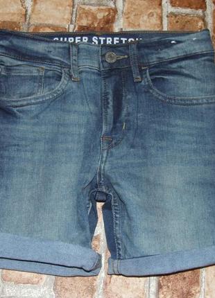 Шорты джинсовые мальчику бермуды 5 - 6 лет h&m