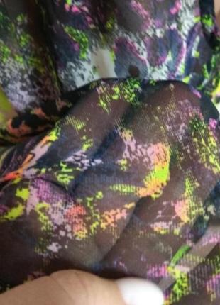 Летняя шифоновая майка блуза леопардовый принт5 фото
