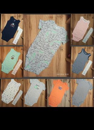 Набор боди-картерс carters майка бодики короткий рукав бодики