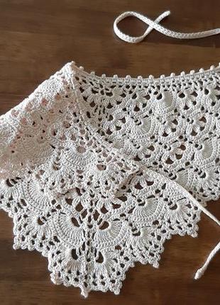 Вязаная крючком косынка бандана пляжный головной убор для девочки кремовая вязаная крючком платок из хлопка летняя повязка на голову бежевая бандана