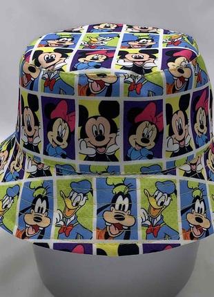 Двухсторонняя детская панама с mickey mouse