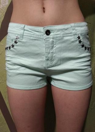 Мятные шорты бельгия