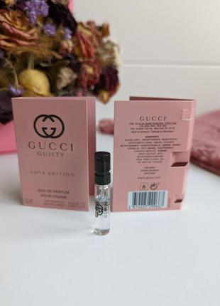 Gucci guilty love edition gucci pour femme для жінок пробник оригінал!4 фото