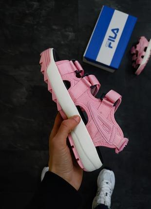 Жіночі сандалі fila sandal pink5 фото