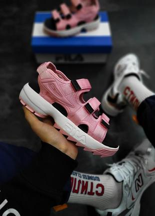 Жіночі сандалі fila sandal pink3 фото