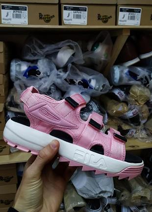 Жіночі сандалі fila sandal pink7 фото