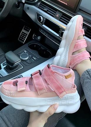 Жіночі сандалі chain react pink white / smb