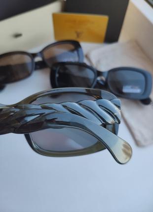 Женские солнцезащитные узкие очки поларойд, окуляри жіночі5 фото