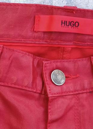Новые кожаные брендовые штаны джинсы,40-44разм.,hugo boss7 фото