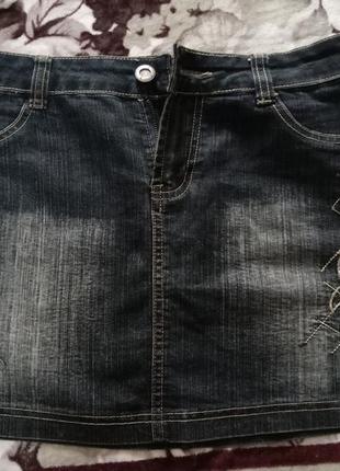 Спідниця джинсова юбка джинсовая1 фото