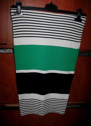 Юбка-карандаш полоска