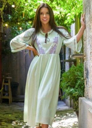 Платье натуральный лён