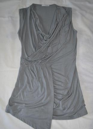 Блуза-топ драпірування vertigo paris цікавий крій, оригінал