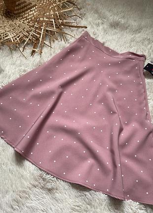 Юбка в горошек