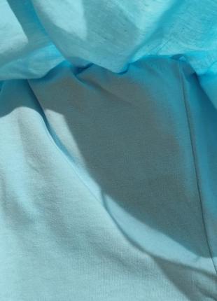 Уцінка! блакитні лосини зі спідницею disney р. 9-12 міс3 фото