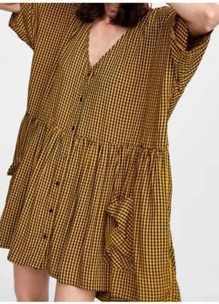 Новая коллекция  оверсайз платье рубашка zara (cos)2 фото