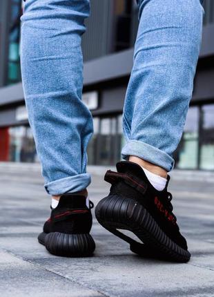 Мужские кроссовки adidas yeezy boost 350 v2 bred 41-42-43-44-4510 фото