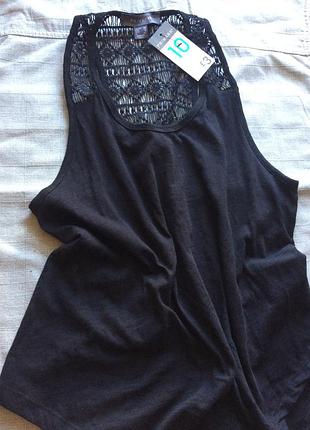 Стильна майка з мереживною спинкою primark