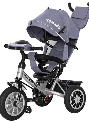 Дитячий триколісний велосипед camaro, «tilly» (t-362/2), колір grey (сірий)