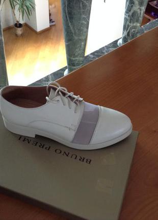 Туфлі шкіряні літні відомого італійського бренду bruno premi1 фото
