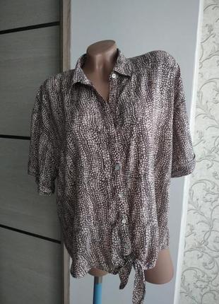 Рубашка блузка модал3 фото
